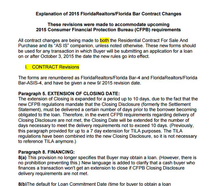 Curious about the latest changes to the FAR BAR contract? Real Estate